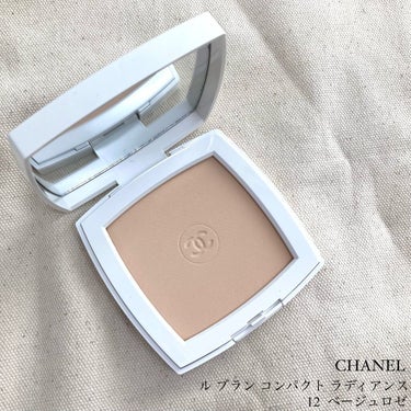 CHANEL ル ブラン コンパクト ラディアンスのクチコミ「- ̗̀ ♡ ̖́-

#購入品紹介
CHANEL
ル ブラン コンパクト ラディアンス
12.....」（1枚目）
