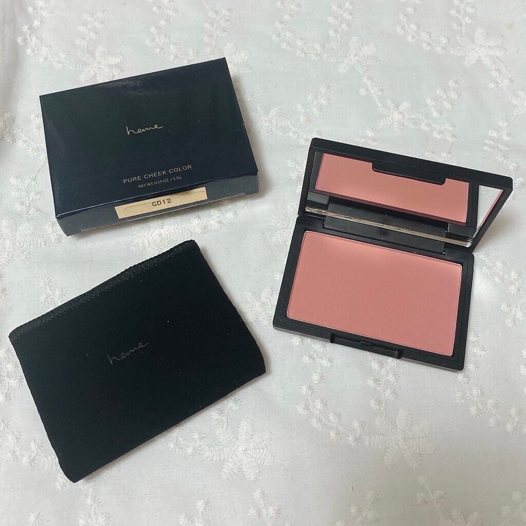 ピュア チーク カラー/heme/パウダーチークを使ったクチコミ(6枚目)