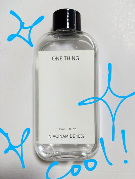 ナイアシンアミド化粧水/ONE THING/化粧水を使ったクチコミ(1枚目)