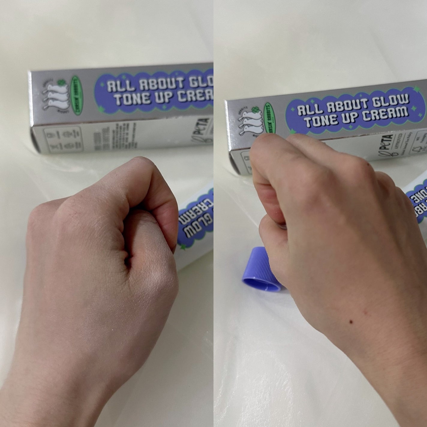 オールアバウトグロウトーンアップクリーム/CHASIN'RABBITS/化粧下地を使ったクチコミ(4枚目)