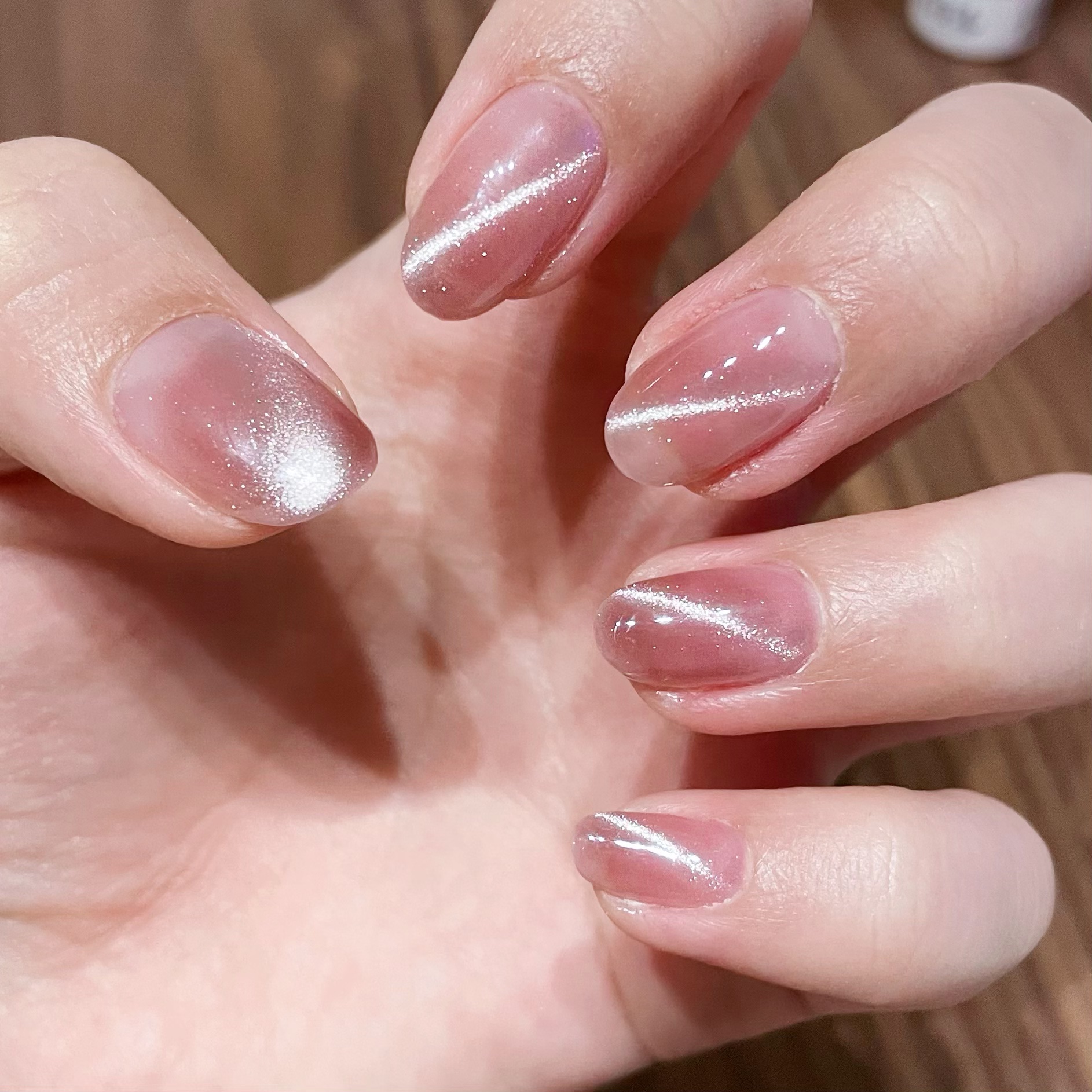 Milkyway&Cat's eye gel/ANNUUM/ジェルネイルを使ったクチコミ（1枚目）