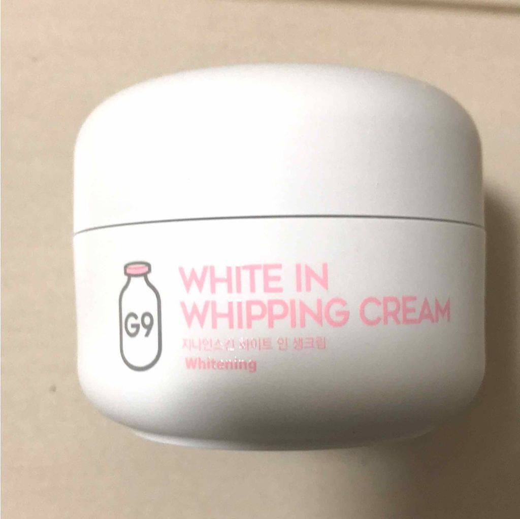 WHITE WHIPPING CREAM(ウユクリーム)/G9SKIN/化粧下地を使ったクチコミ(1枚目)