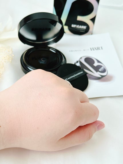 V3 エキサイティングファンデーション/SPICARE/クッションファンデーションを使ったクチコミ(4枚目)