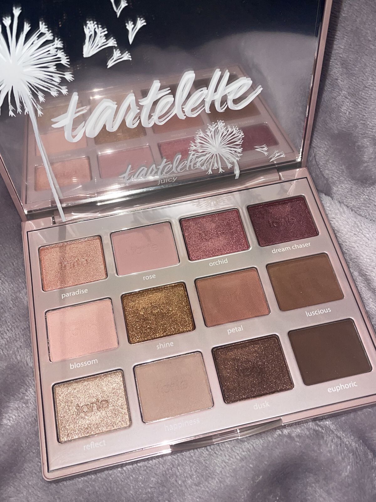 タルトレット ジューシー  アマゾニアンクレイ アイシャドウ パレット/tarte/アイシャドウパレットを使ったクチコミ（2枚目）