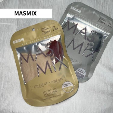 🧸MASMIX🧸
.
ドラッグストアにMASCODEに似てて、
100円安いマスク売ってたので買ってみました😳
.
枚数　7枚入り
価格　¥398
＊同じドラッグストアで
MASCODEは¥498で売っ