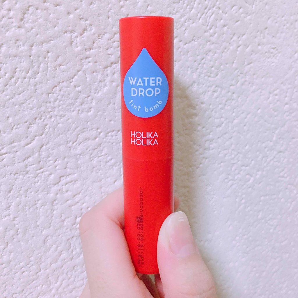 WATER DROP tint bomb/HOLIKA HOLIKA/リップグロスを使ったクチコミ(1枚目)