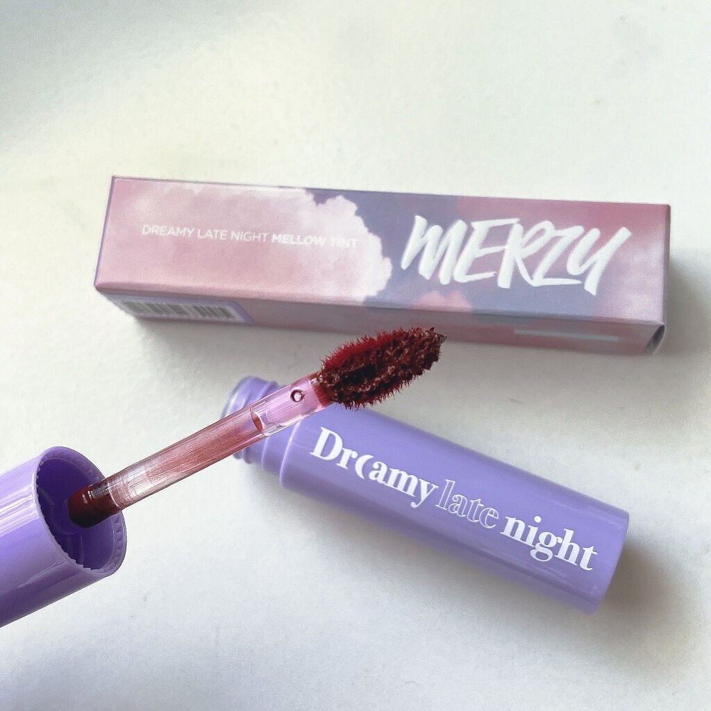 ドリーミーレイトナイト メロウティント/MERZY/リップティントを使ったクチコミ(1枚目)
