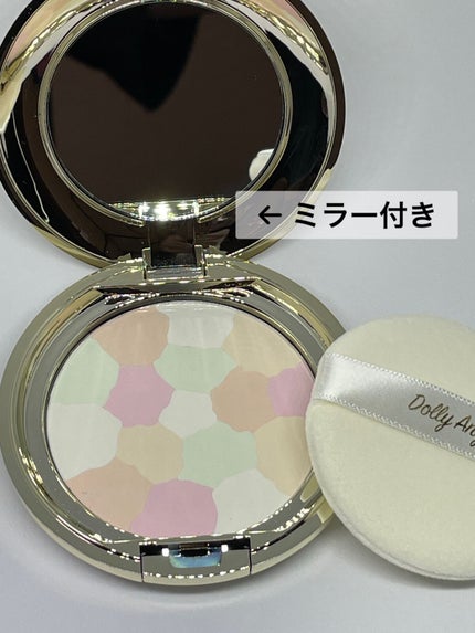 マルチカラーフェイスパウダー/Dolly Angel/プレストパウダーを使ったクチコミ(3枚目)