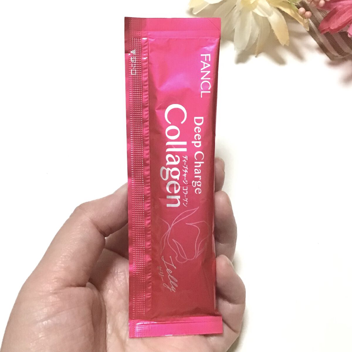 ディープチャージ  コラーゲン スティックゼリー/ファンケル/美容サプリメントを使ったクチコミ（3枚目）