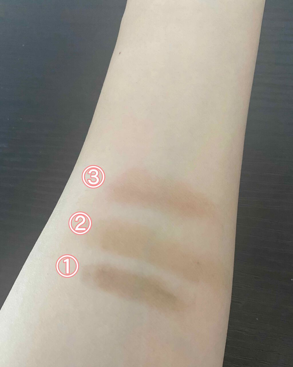 アイブロー パウダー/ちふれ/パウダーアイブロウを使ったクチコミ(2枚目)