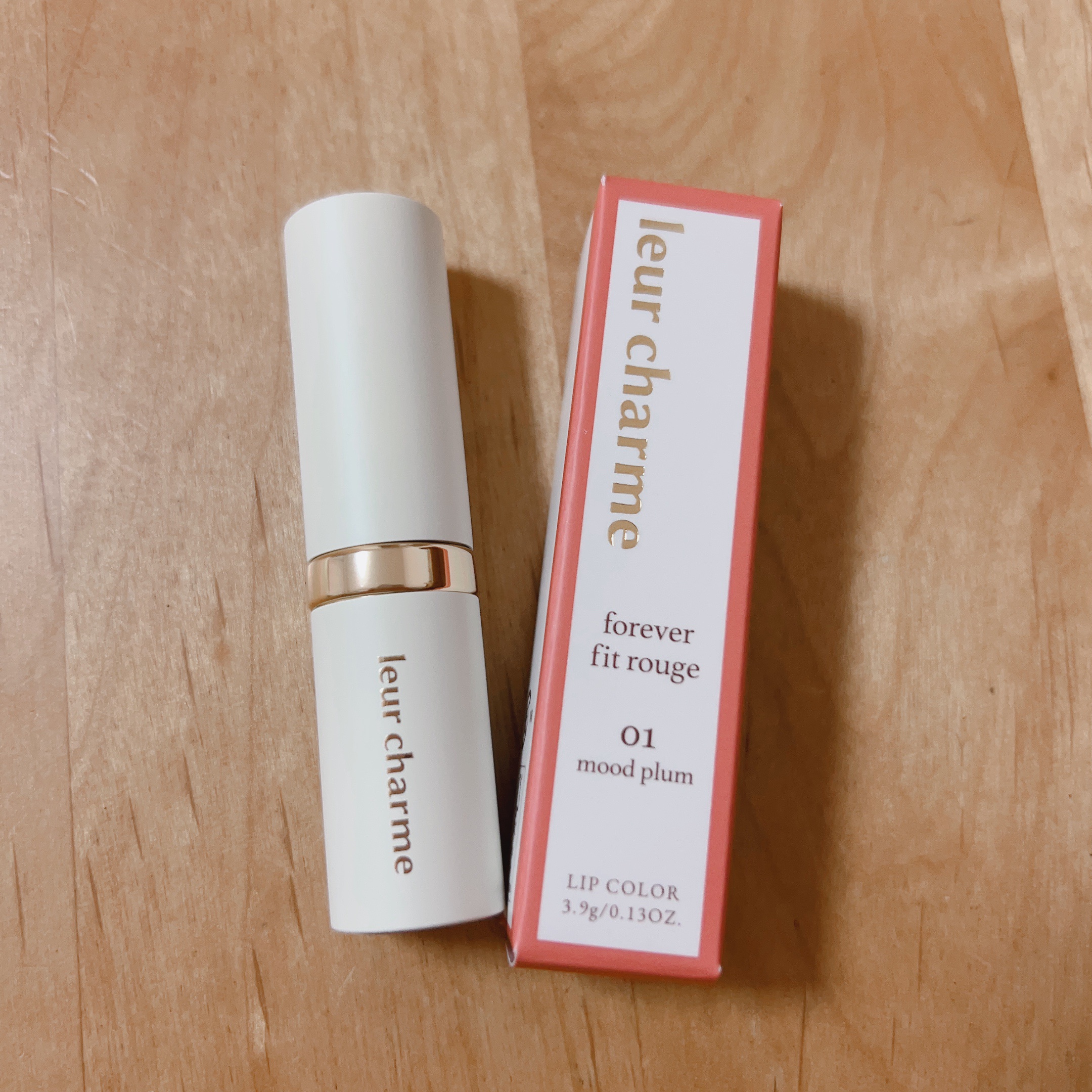 フォーエバー フィット ルージュ 01 mood plum(ムードプラム)/leur charme/口紅を使ったクチコミ（1枚目）