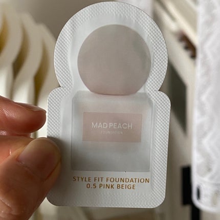 マッドピーチ スタイルフィットファンデーション/MAD PEACH/リキッドファンデーションを使ったクチコミ(3枚目)