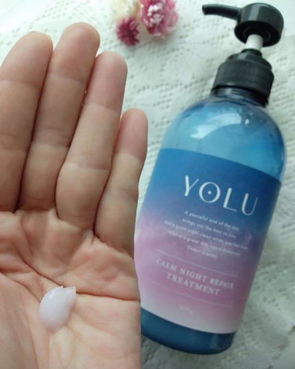 カームナイトリペアシャンプー/トリートメント/YOLU/市販シャンプーを使ったクチコミ(3枚目)