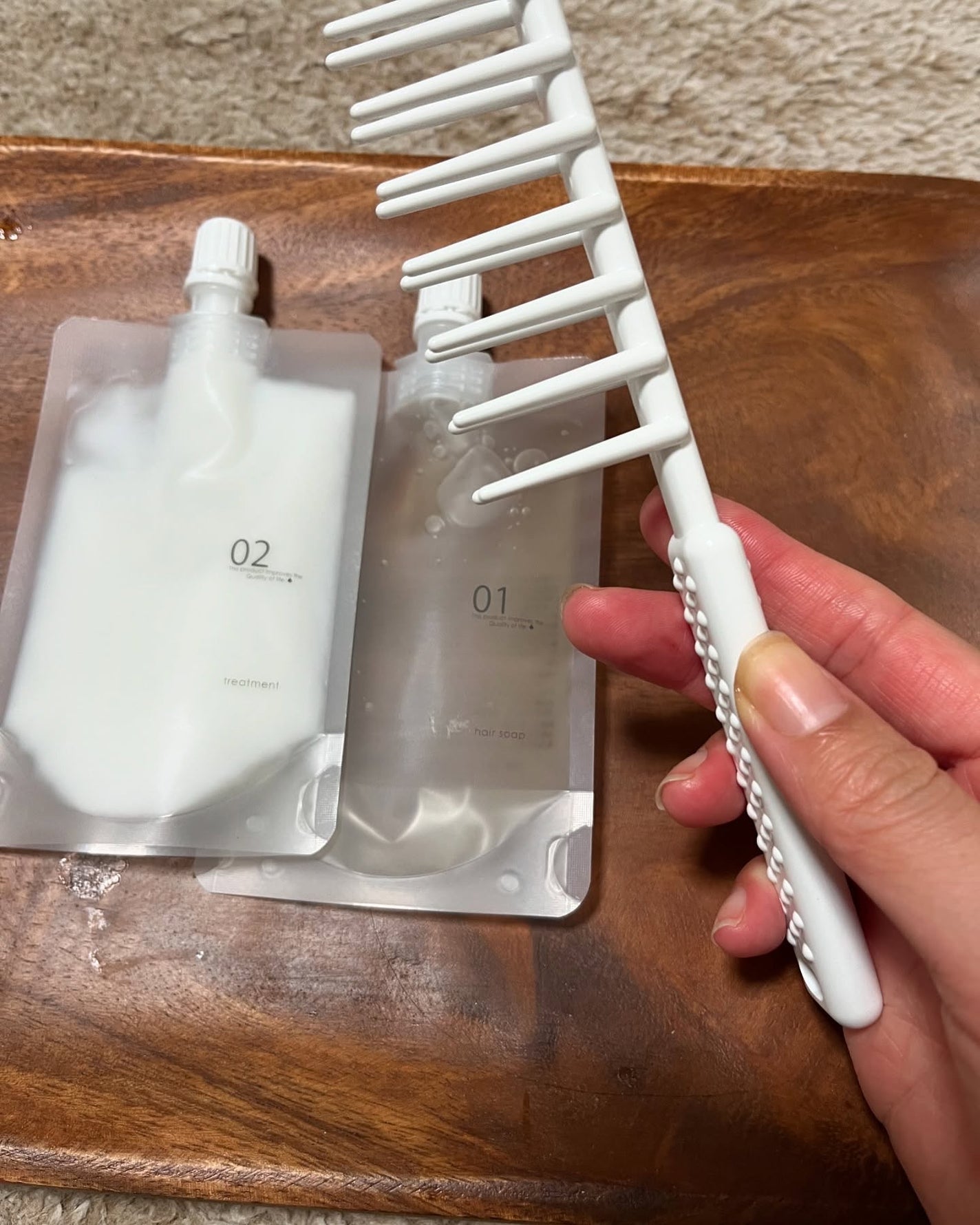 いいねくださった方フォローします✳︎フォロバ100 on LIPS 「高濃度ケラチンシャンプートリートメント高濃度のケラチンの泡が癖..」(5枚目)