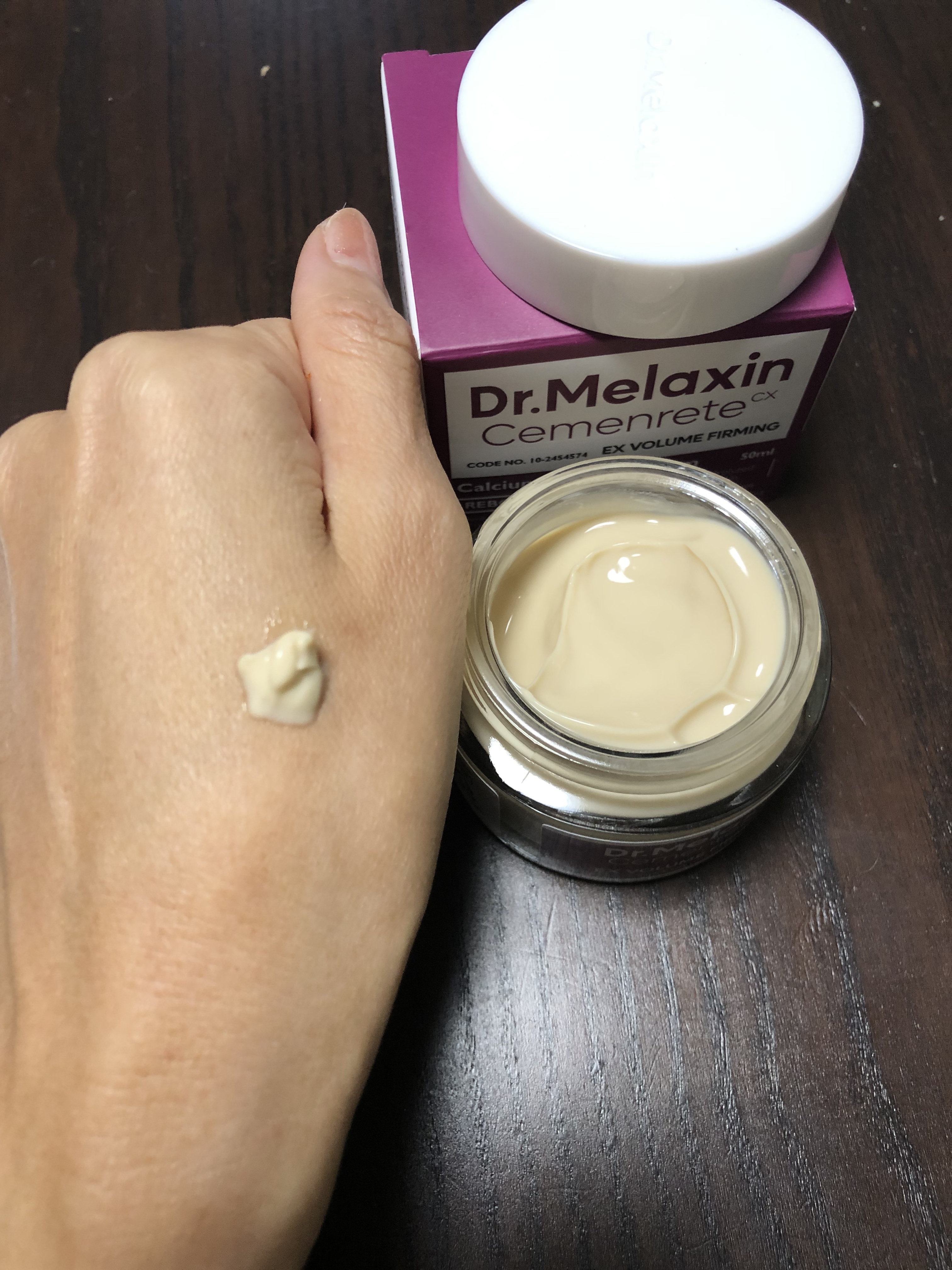 Cemenrete Calcium Intense Cream/Dr.Melaxin/フェイスクリームを使ったクチコミ（3枚目）