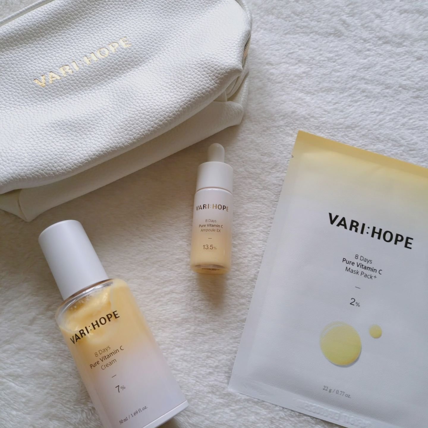 ８デイズピュアビタミンCアンプル/VARI:HOPE/美容液を使ったクチコミ（1枚目）