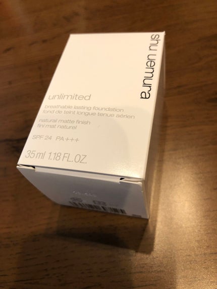 (旧)アンリミテッド ラスティング フルイド/shu uemura/リキッドファンデーションを使ったクチコミ(1枚目)