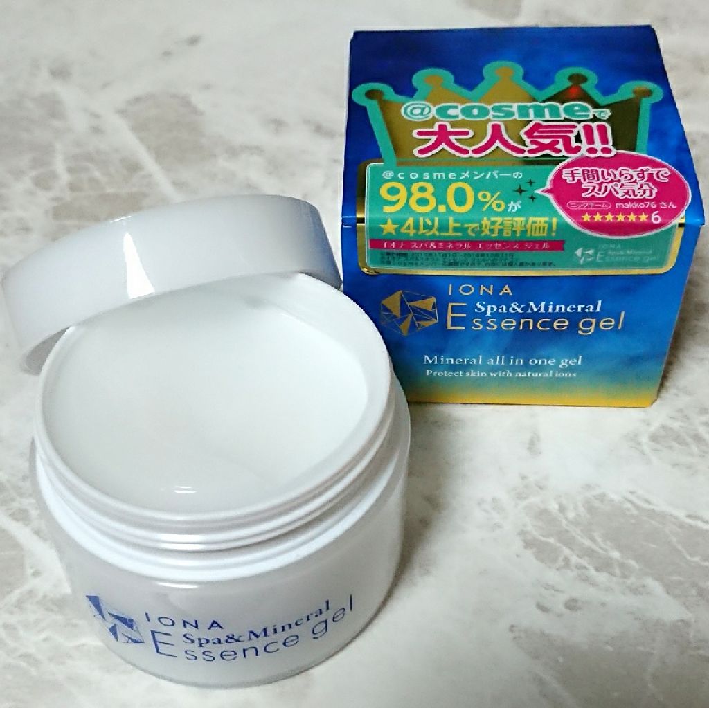 エッセンス ジェル/イオナ スパ&ミネラル/オールインワン化粧品を使ったクチコミ(2枚目)