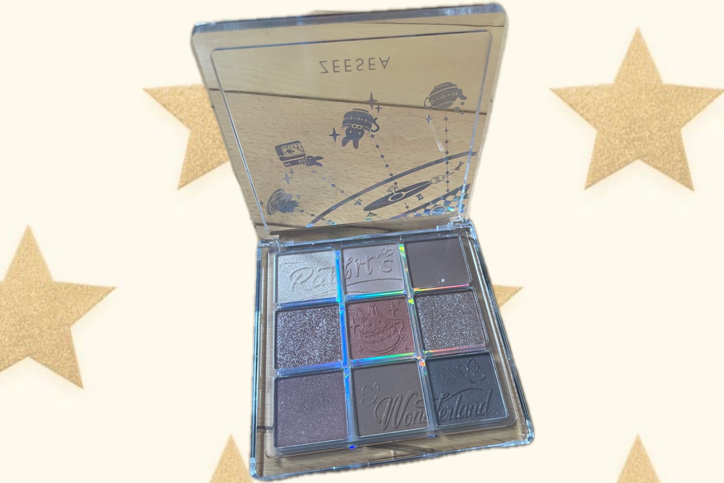 クォーツ 9色アイシャドウパレット(ドリームランドアイシャドウ)/ZEESEA/アイシャドウパレットを使ったクチコミ(1枚目)