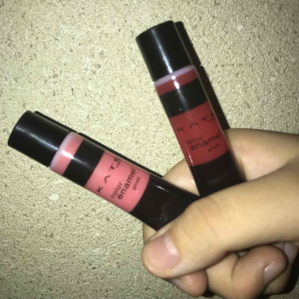 カラーエナメルグロス/KATE/リップグロスを使ったクチコミ（1枚目）