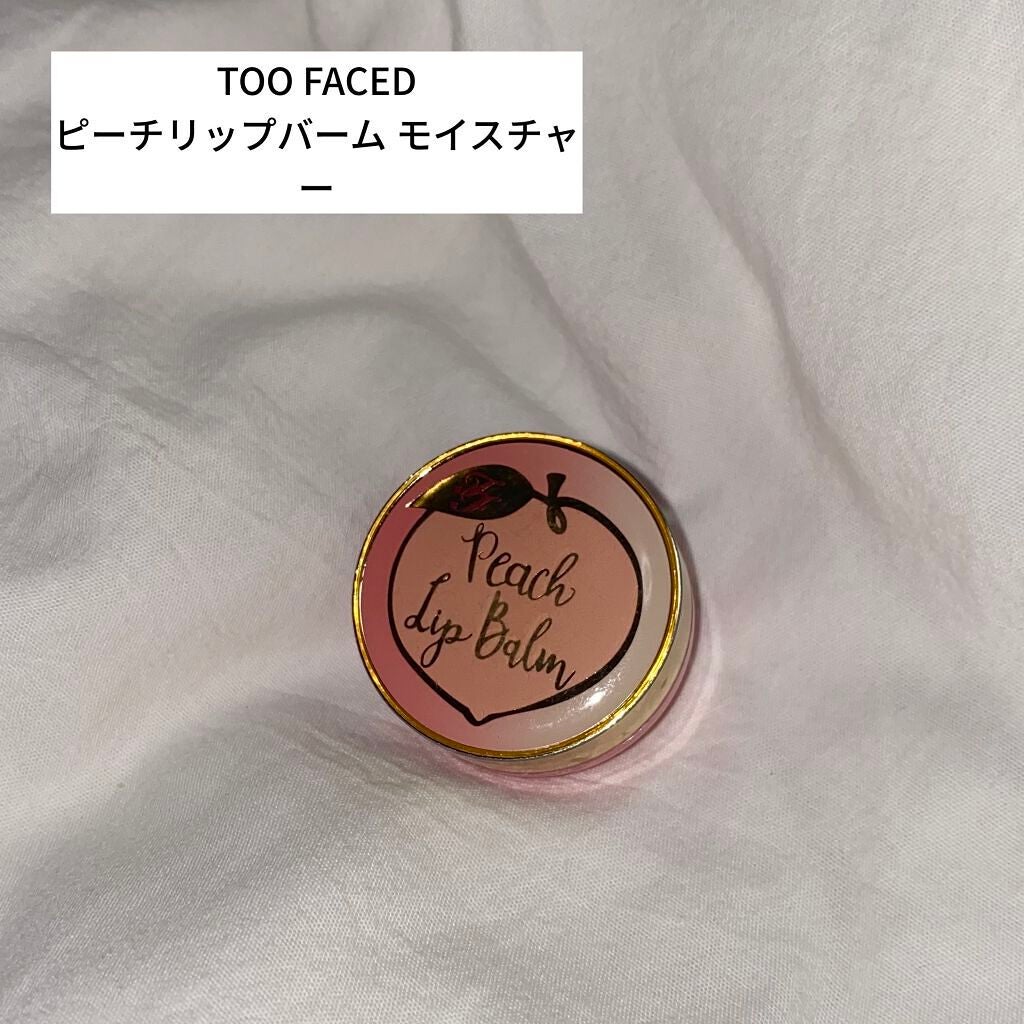 ピーチリップバーム モイスチャー/Too Faced/リップバームを使ったクチコミ(1枚目)
