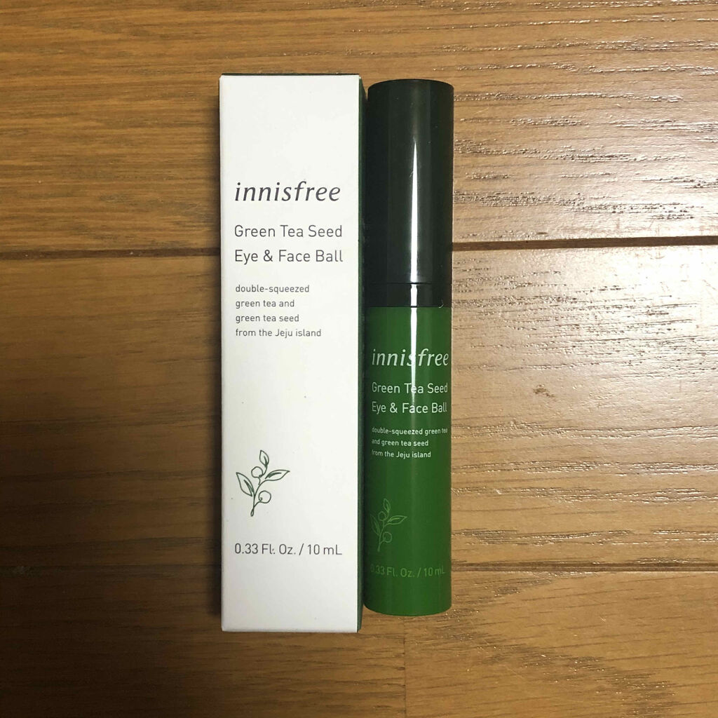 グリーンティーシード アイ＆フェイスボール/innisfree/美容液を使ったクチコミ（1枚目）