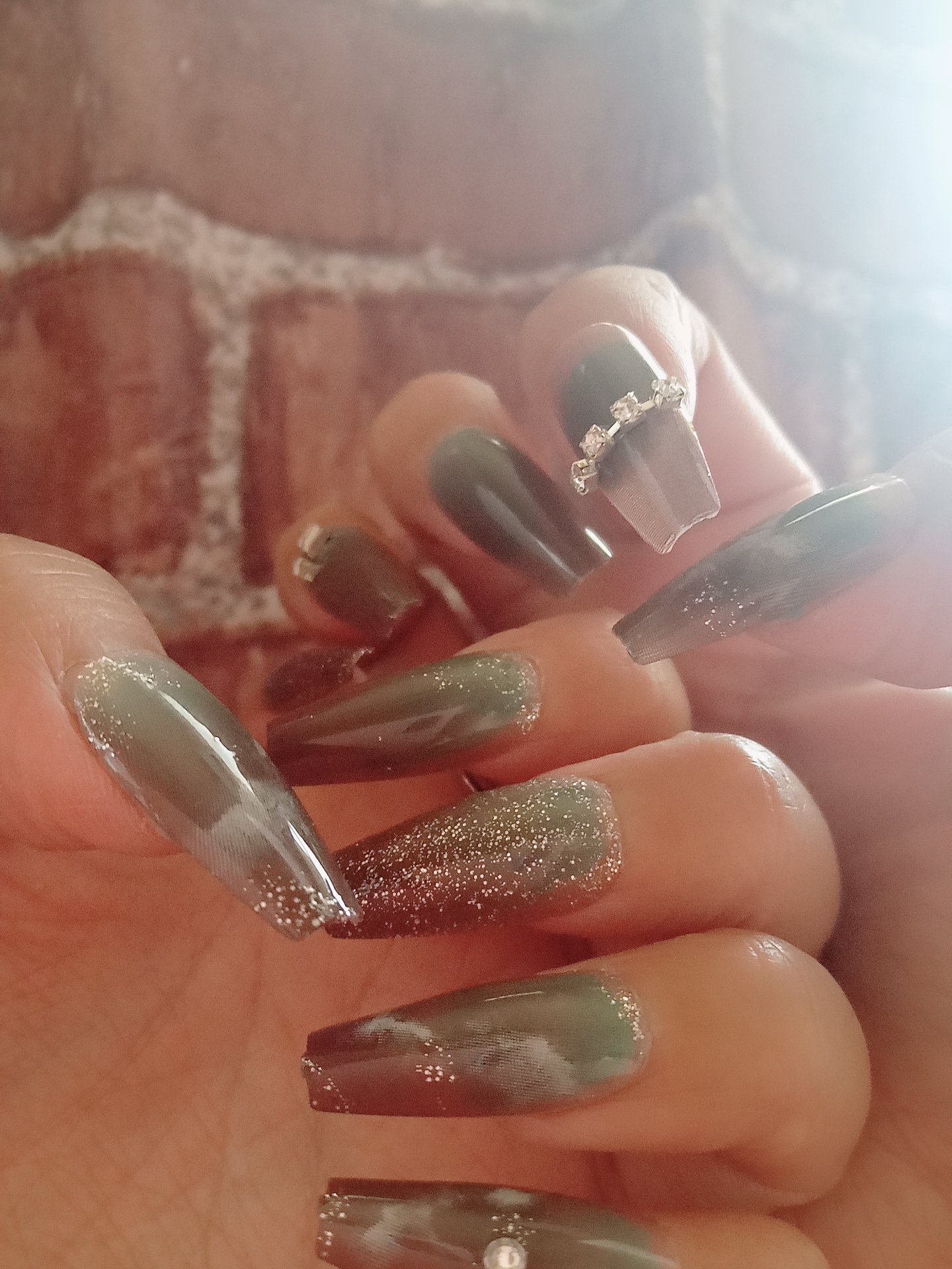 ネイルチップ 24ピース 蝶形リボンデコレーション/SHEIN/ネイルチップ・パーツを使ったクチコミ（2枚目）