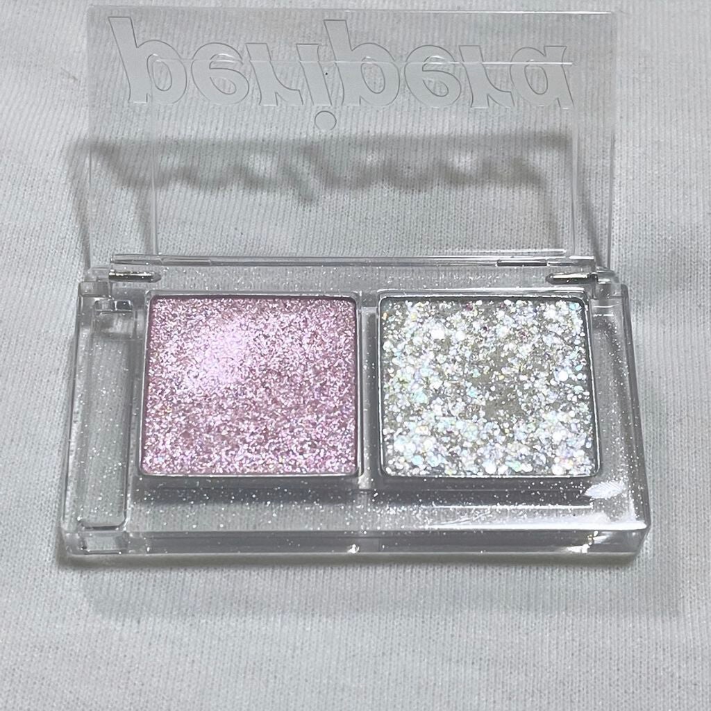 デュオ ポケット グリッター シャドウ/PERIPERA/アイシャドウパレットを使ったクチコミ(2枚目)