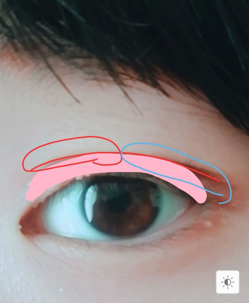 シークレットクリアフィルム/Automatic Beauty/二重まぶた用アイテムを使ったクチコミ（3枚目）