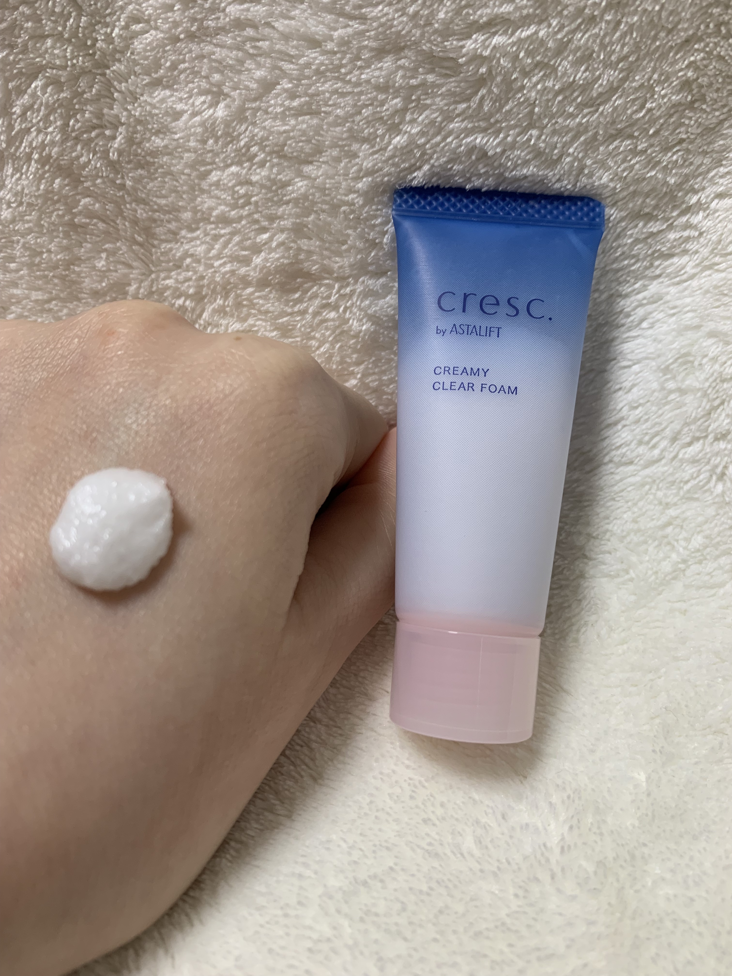 クリーミー クリアフォーム/cresc. by ASTALIFT/洗顔フォームを使ったクチコミ（1枚目）
