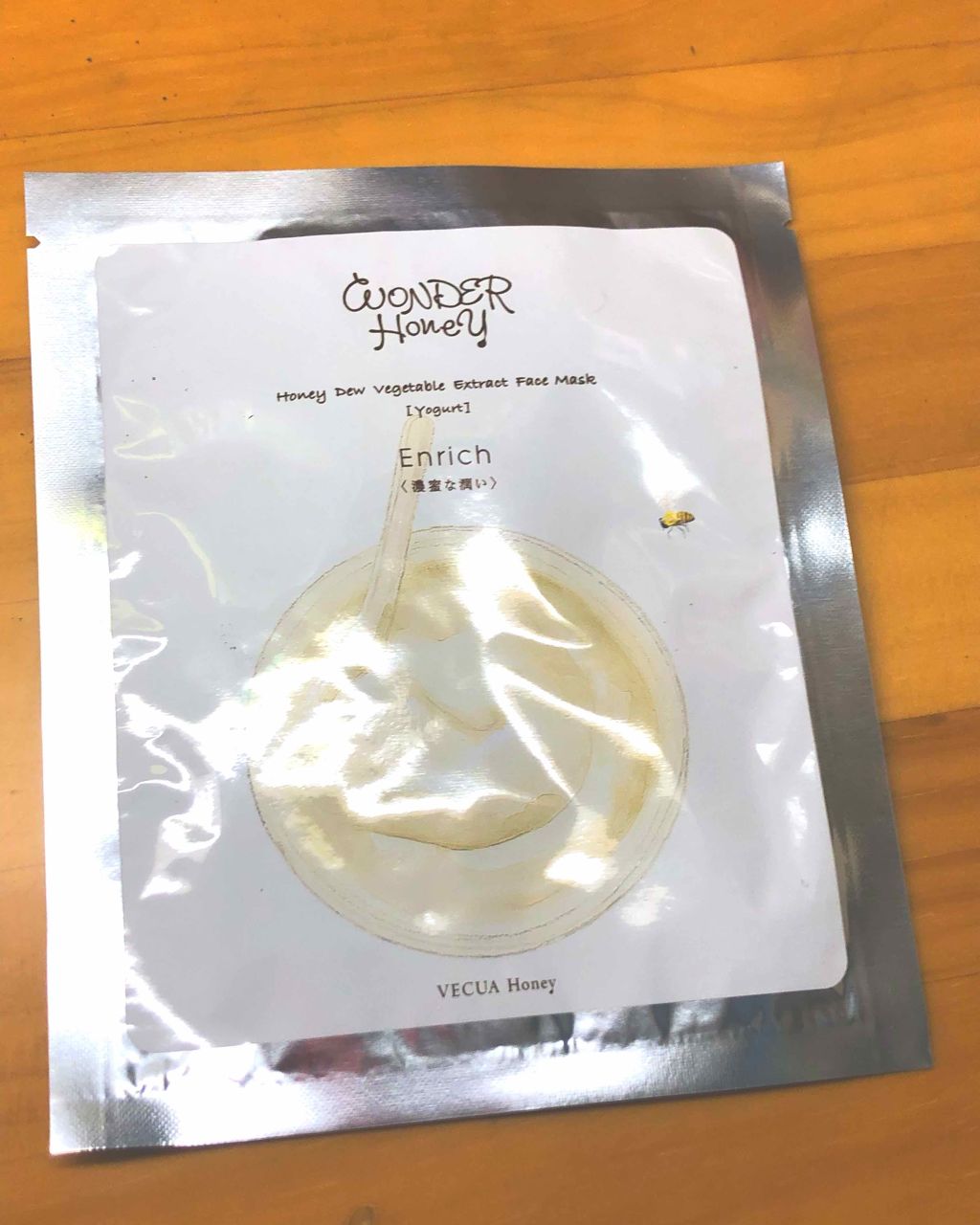 ワンダーハニー ベジマスクs ヨーグルト/VECUA Honey/シートマスク・パックを使ったクチコミ(1枚目)