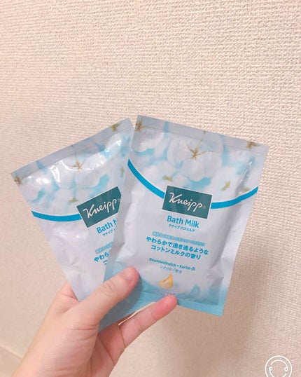 バスミルク コットンミルクの香り/クナイプ/入浴剤を使ったクチコミ(1枚目)