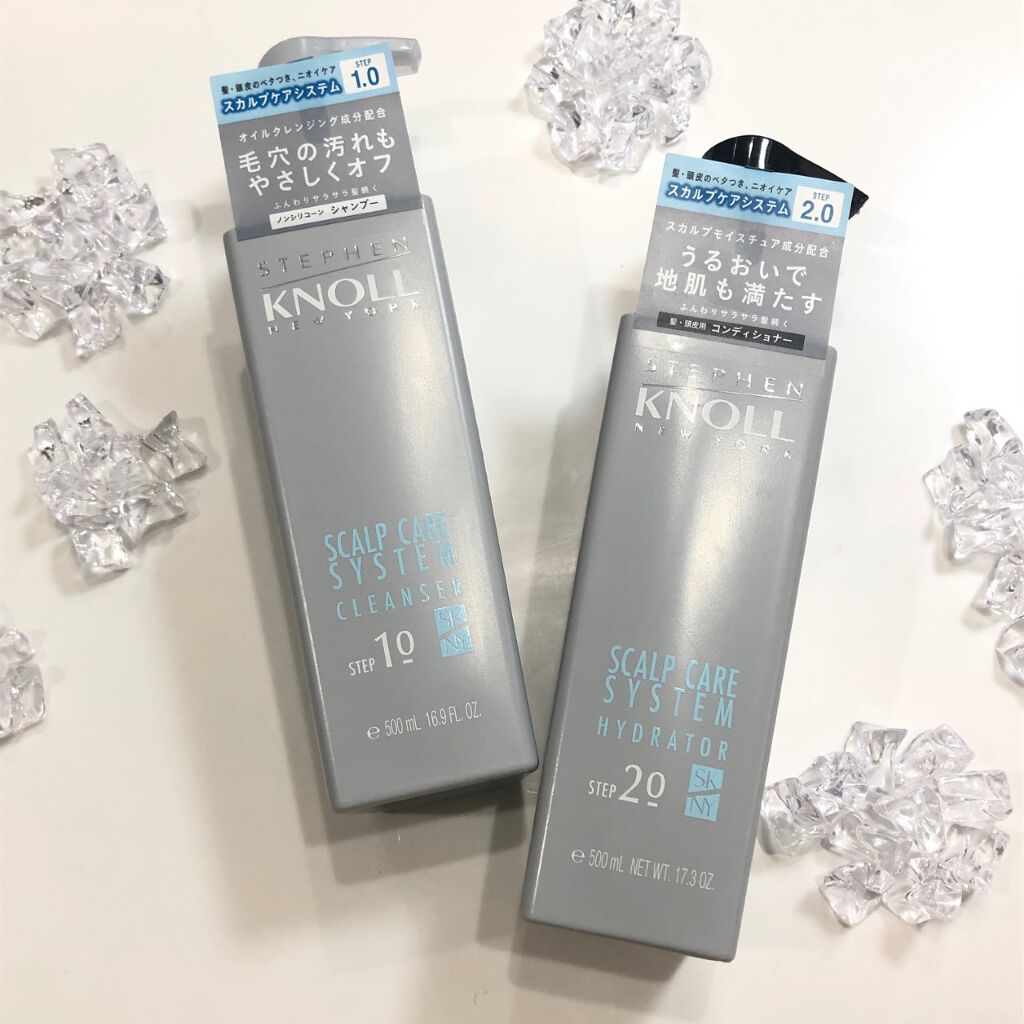 スカルプケアシステム クレンザー/ハイドレーター ハイドレーター本体 500ml/スティーブンノル ニューヨーク/市販シャンプーを使ったクチコミ（1枚目）