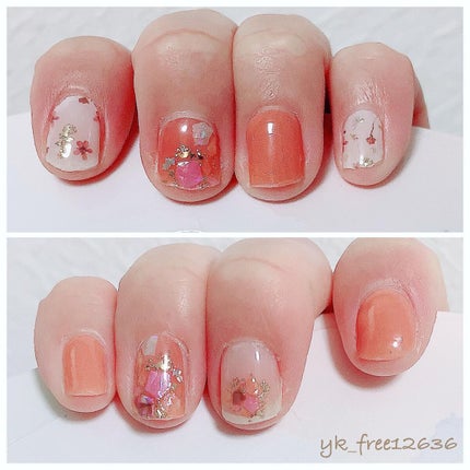 セミキュアジェルネイルシール ハンド用/LYSD’OR/ネイルシールを使ったクチコミ(4枚目)