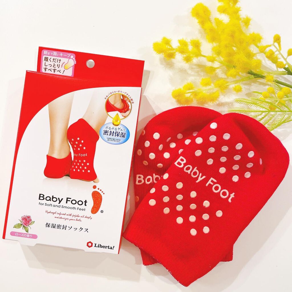ベビーフット 保湿密封ソックス/ベビーフット/レッグ・フットケアを使ったクチコミ（2枚目）