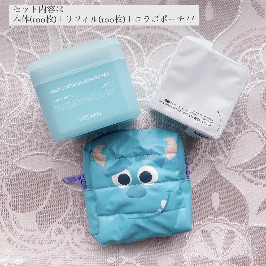 マデカソサイド ブレミッシュパッド/MEDIHEAL/トナーパッドを使ったクチコミ（2枚目）