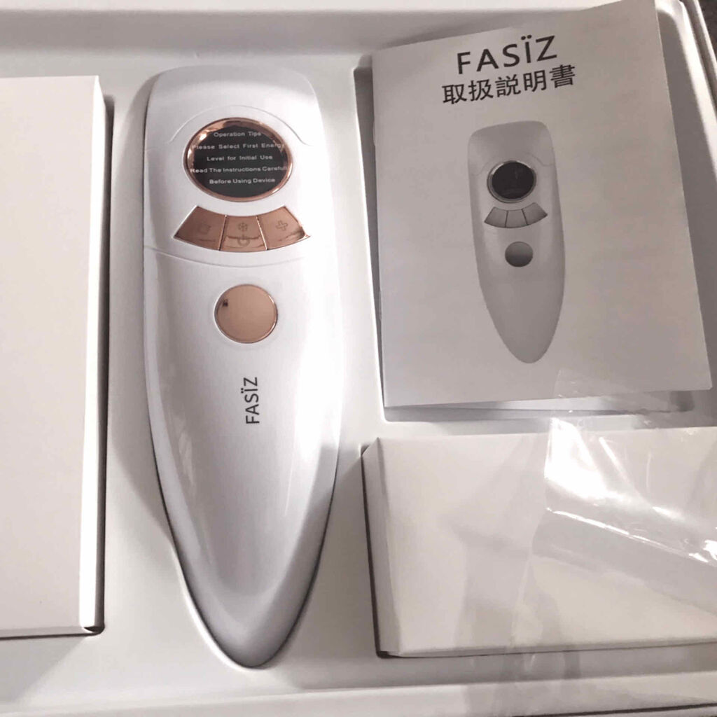 FASIZ607C IPL光脱毛器/FASIZ/家庭用脱毛器を使ったクチコミ（1枚目）