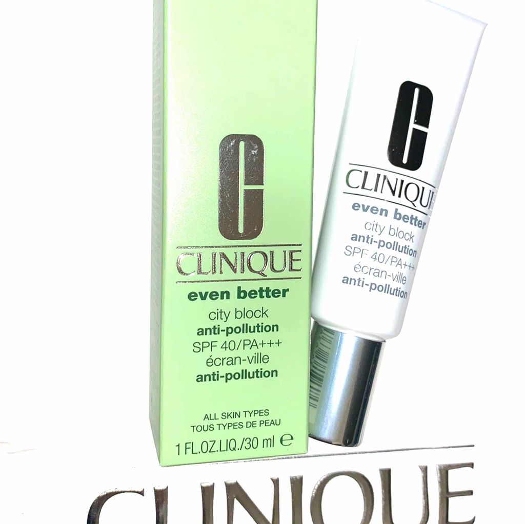 イーブン ベター シティ ブロック ポリュテクション 40 N/CLINIQUE/化粧下地を使ったクチコミ（1枚目）