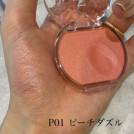 クリームチーク(パールタイプ)/キャンメイク/ジェル・クリームチークを使ったクチコミ(3枚目)