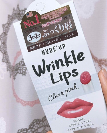NUDE' UP Winkle Lips [シュガースクラブ]
🎨・クリアピンク

💋・発色：★★☆☆☆
🚰・潤い：★★★★★
⏰・持続：★★★★★
💐・香り：★★★★★
💸・値段：★★★☆☆

シュガ