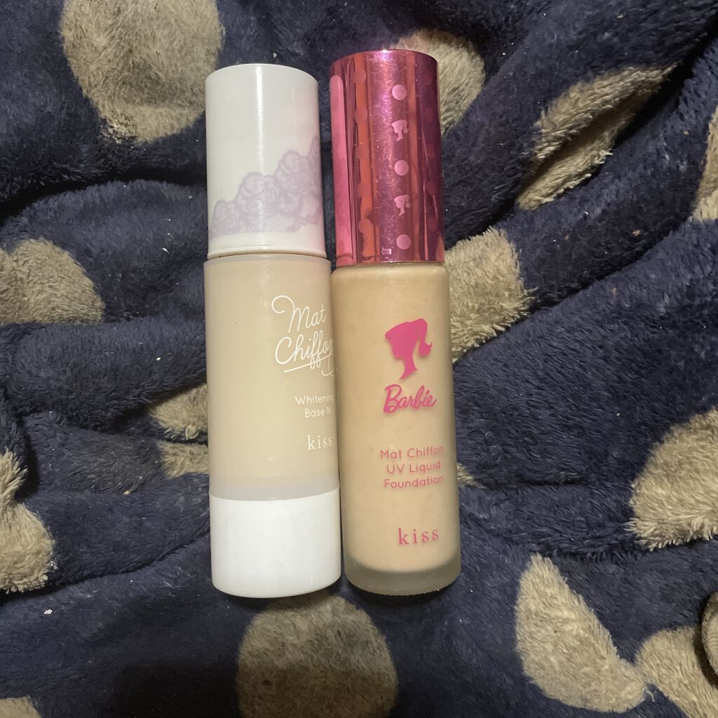 マットシフォン UVリキッドファンデ/KiSS/リキッドファンデーションを使ったクチコミ（1枚目）