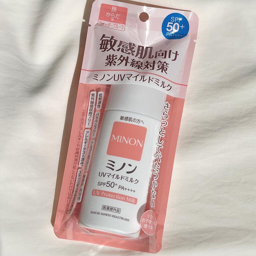ミノンUVマイルドミルク/ミノン/日焼け止めミルクを使ったクチコミ(1枚目)