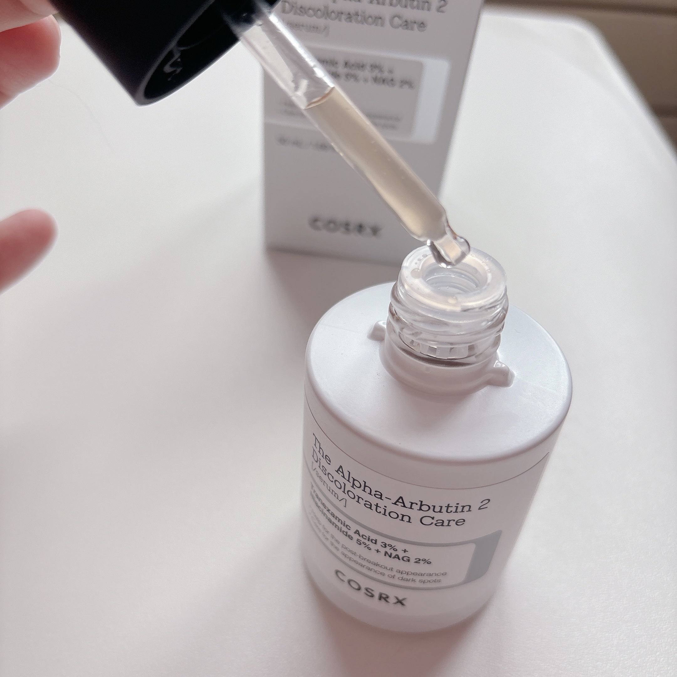 RXザ・アルファアルブチン2 ニキビ跡ケアセラム/COSRX/美容液を使ったクチコミ（2枚目）
