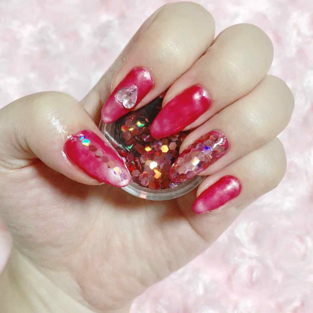 ホログラム/セリア/ネイルチップ・パーツを使ったクチコミ(1枚目)