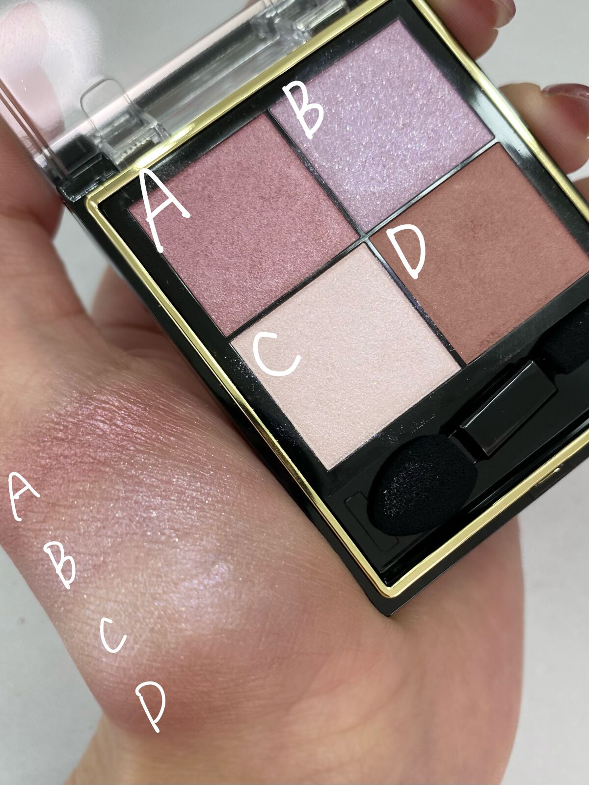 リアルクローズシャドウ/excel/アイシャドウパレットを使ったクチコミ(2枚目)