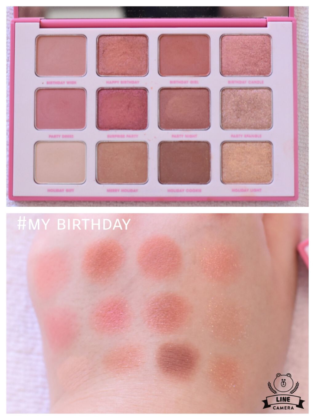 ピースマッチング12色シャドウパレット 2018 F/W/HOLIKA HOLIKA/アイシャドウパレットを使ったクチコミ(2枚目)