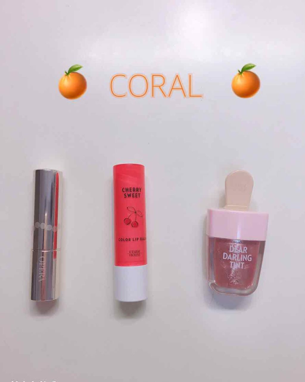 ディアダーリン ウォータージェルティント （アイスティント）/ETUDE/口紅を使ったクチコミ（2枚目）