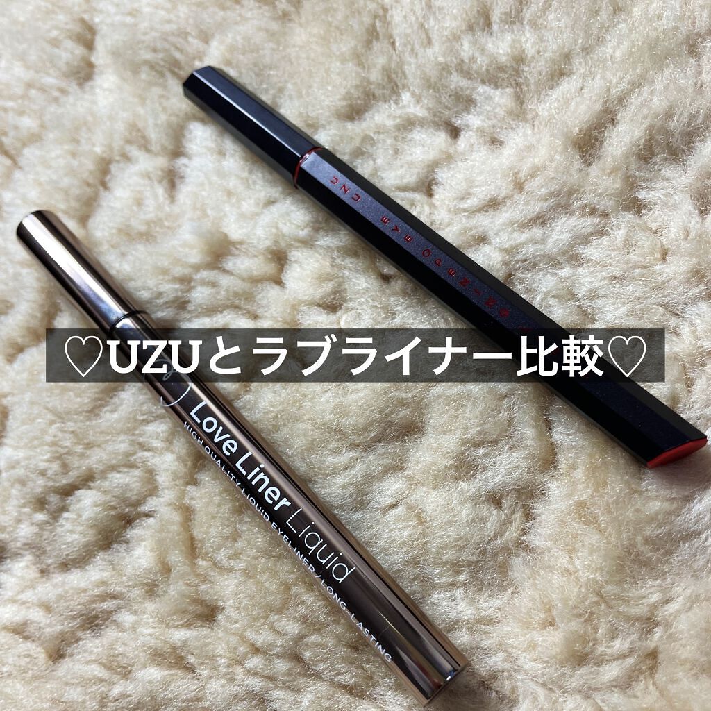 EYE OPENING LINER/UZU BY FLOWFUSHI/リキッドアイライナーを使ったクチコミ（1枚目）