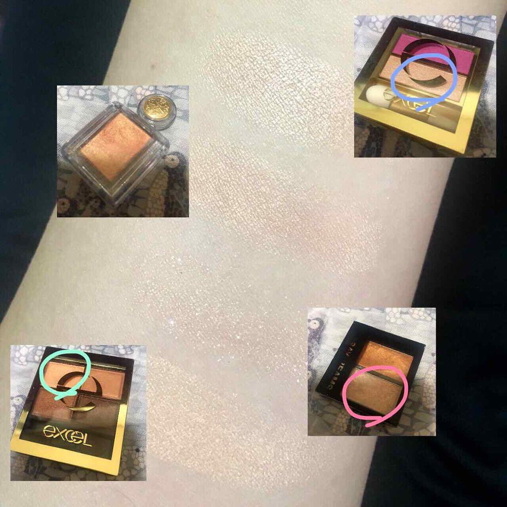 スキニーリッチシャドウ/excel/アイシャドウパレットを使ったクチコミ(2枚目)