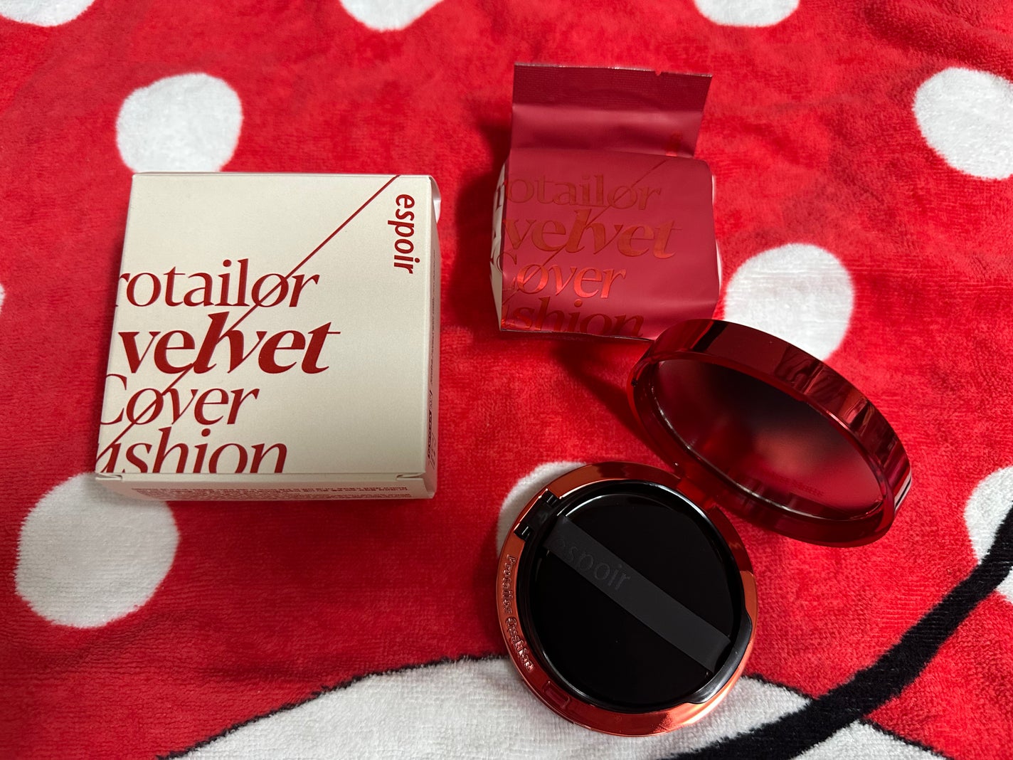 プロテーラービーベルベットカバークッション/espoir/クッションファンデーションを使ったクチコミ(1枚目)